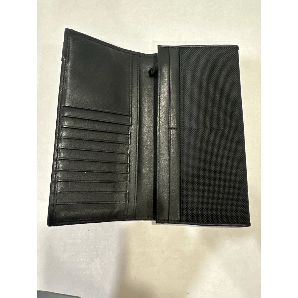 TUMI Alpha SLG Breast Pocket Wallet Black New With Tags